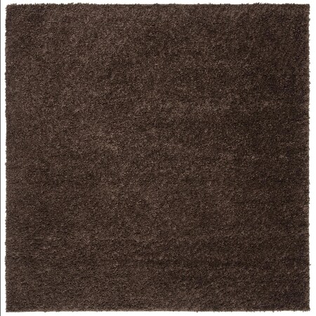 Safavieh 3 x 3 ft. August Shag 900 Power Loomed Square Area Rug, Brown AUG900T-3SQ